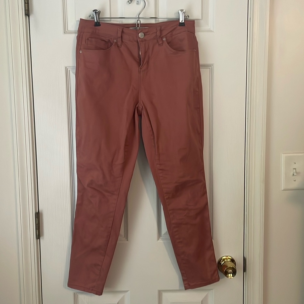 Mauve ankle jeans